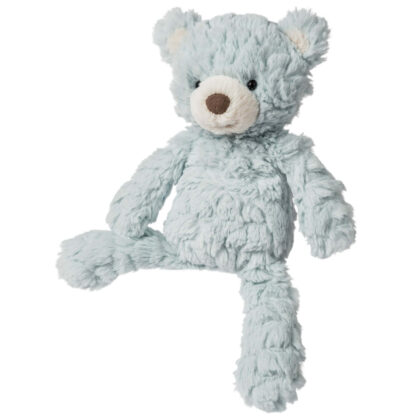 Mary Mayer teddy bear 11 inch plush toy in soft seafoam fabric with sweet face and gentle plastic eyes