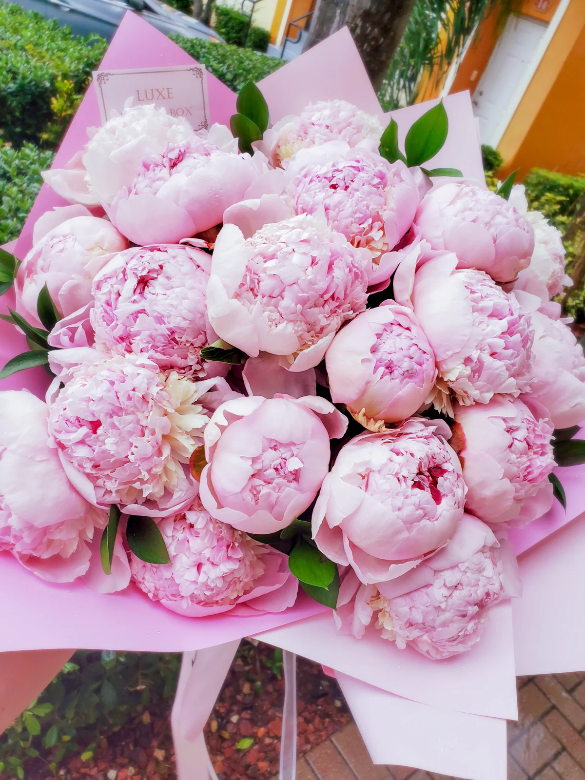 Pink Peony bouquet
