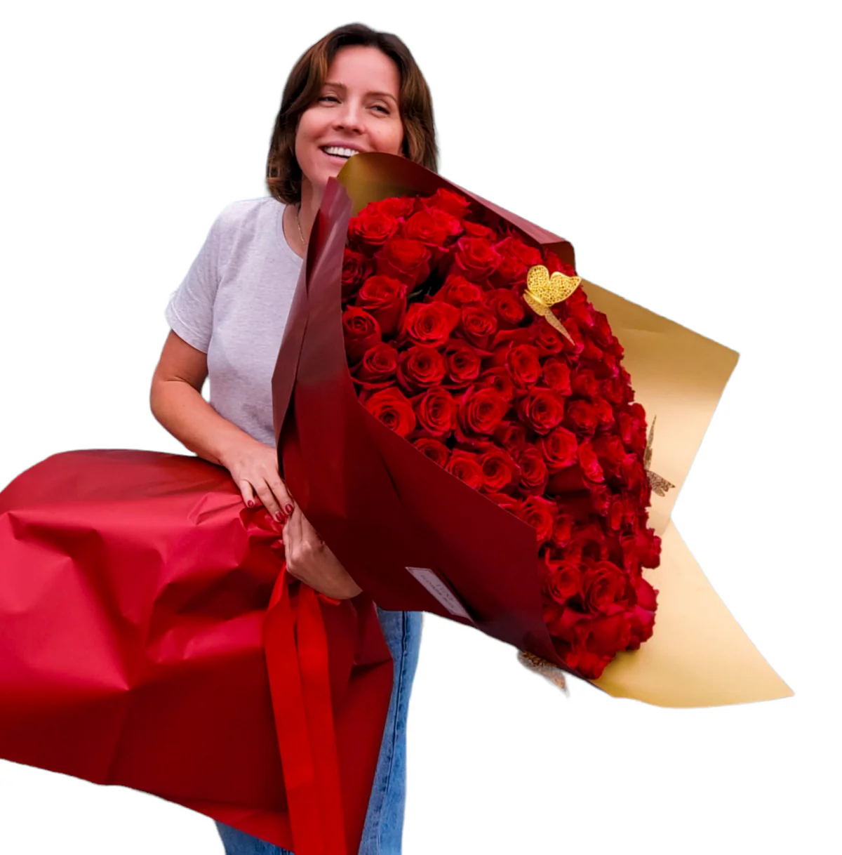 100 Red Roses