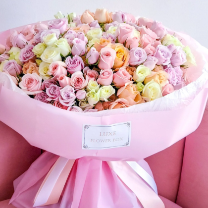 Spray Roses Soft Colors Bouquet